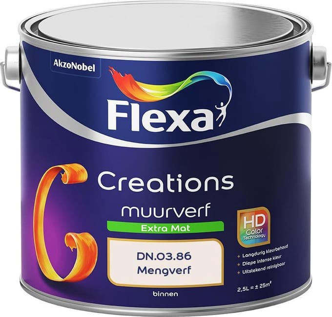 Flexa - Creations Muurverf Extra Mat - Dn.03.86 - Mengverf - 2,5 L