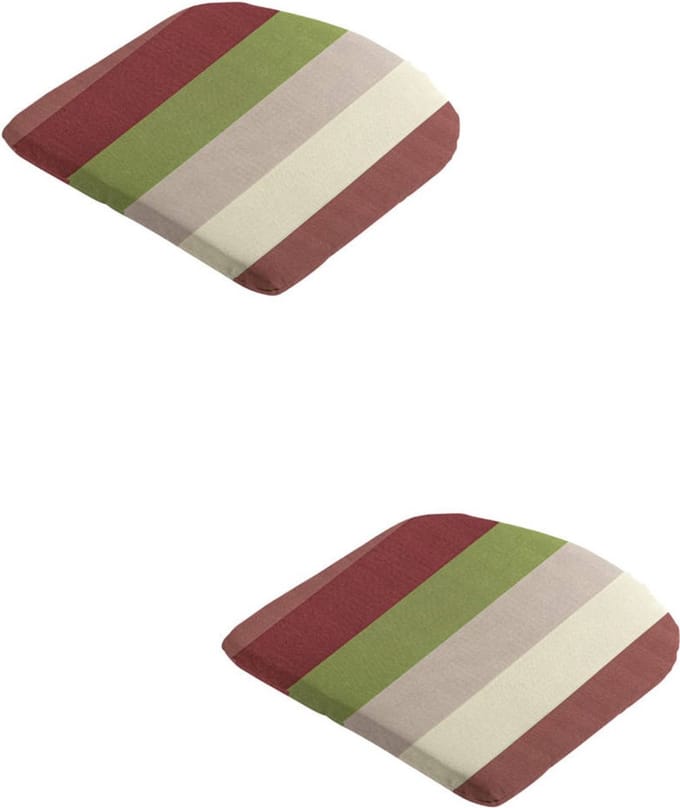Madison - Zitkussen - Universeel - 2st - 46x48cm - Vivero bordeaux