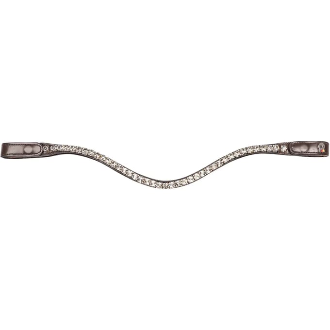 X Line Shine Frontriem, Bruin - Bijna Uitverkocht!
