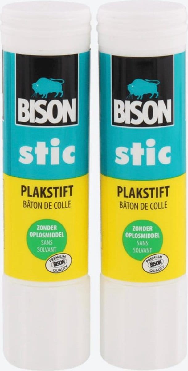 Bison Plakstiften - Plakstift - Lijmstift - 2 stuks - Bestseller