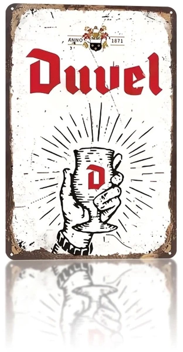 Duvel Bier Wanddecoratie [Bier] [België] [Duvel] [Mancave of bar]