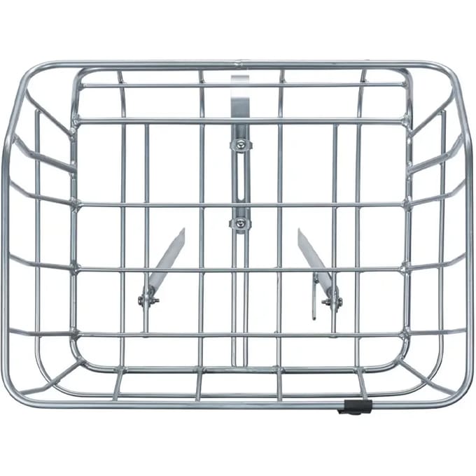 Basil Portland Fietsmand - Voorop - 25 Liter - Chroom