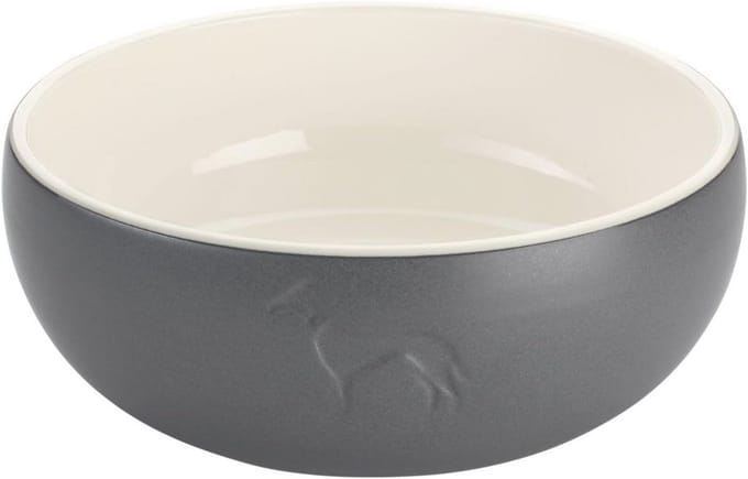 Keramische Voerbak voor Honden en Katten 900 ml - Grijs