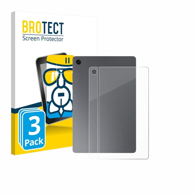 Screenprotector 3 Stuks voor Samsung Galaxy Tab A11 Plus 5G 11" (Achterkant) Beschermglas transparant