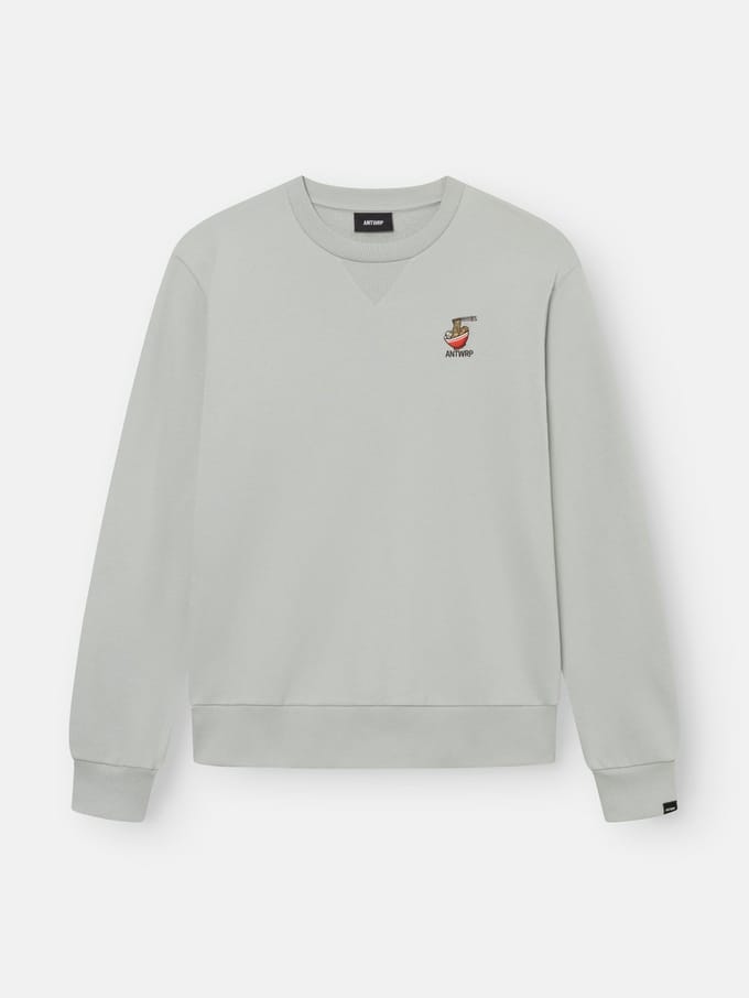 ANTWRP - Heren sweater - Maat L - Mannen - GRIJS -