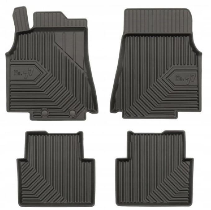 FROGUM 77 Automatten - Geschikt voor MERCEDES A-KLASSE W169 (2004-2012) - TPE Rubber - Zwart