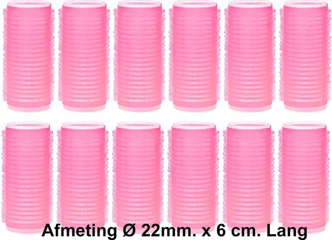 Rojafit Kleefkrullers - Ø 22 mm.- Rose - 12 stuks