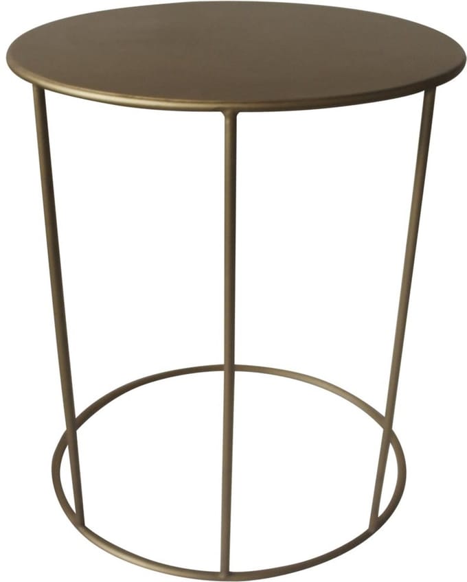 Lesli - Living - Bijzettafel - Emma - 40x54,5 - cm - goudkleurig