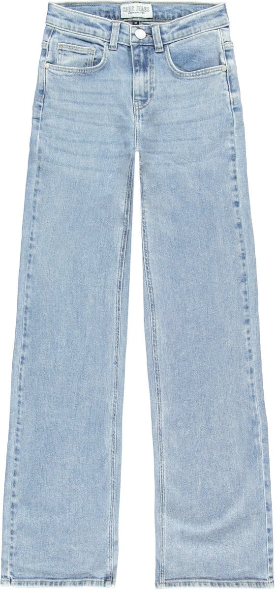 Cars Jeans Yara Den. Bleached Used Meisjes Jeans - Maat 170