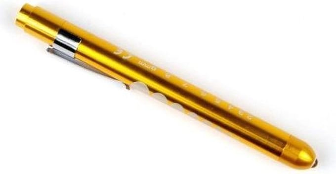 SPECIAL LED ooglamp penlight Goudkleurig, inclusief batterijen