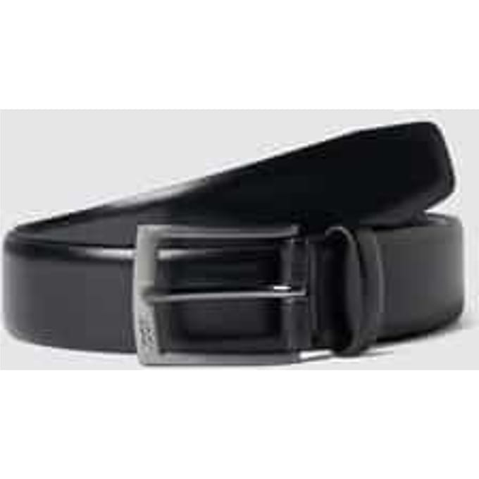 JOOP! Leren Riem Men's Coll. Belt 3,5 CM W100 Black Zwart
