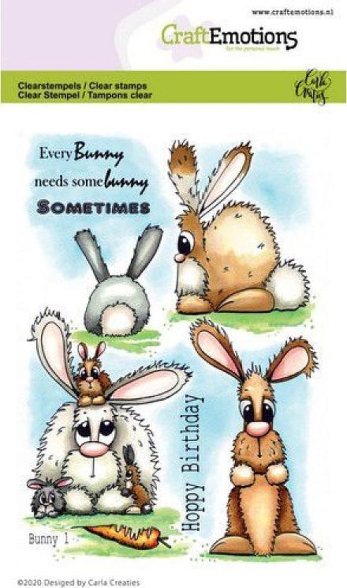 Clearstamps A6 - Bunny 1 Carla Creaties