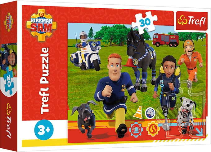Trefl Brandweerman Sam Ready to Help Legpuzzel - 30 stukjes - Vanaf 3 jaar