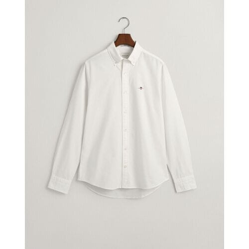 Gant Overhemd Oxford Slim Uni Button Down Wit / male