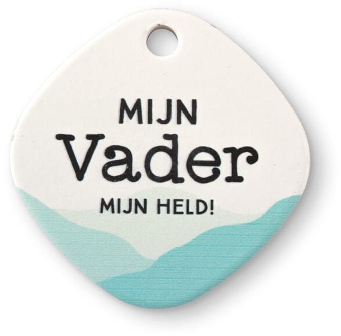 Mijn vader, Mijn held- Magneet - Keramiek - Miko