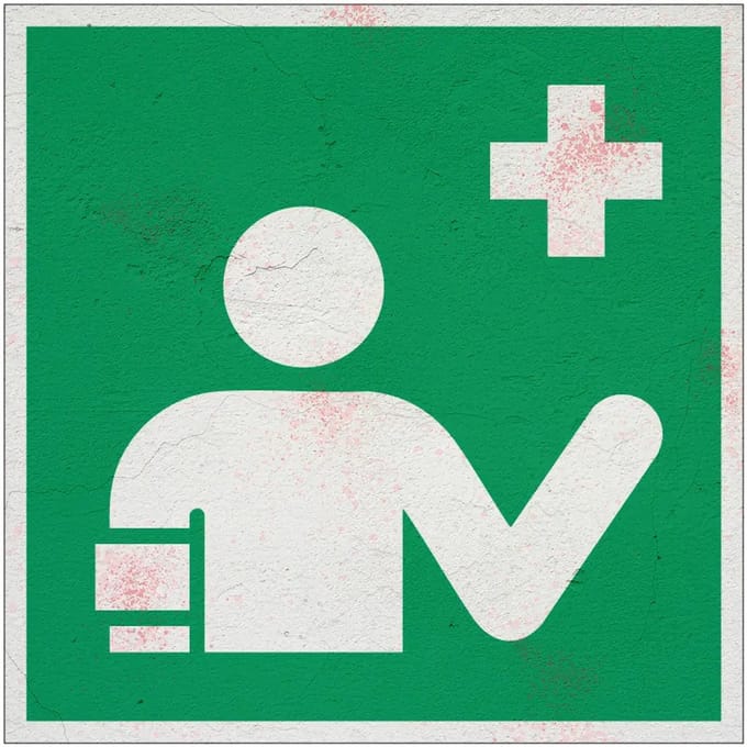 Eerstehulpverlener bord – E064 | Forex Re materiaal | 40 x 40 cm