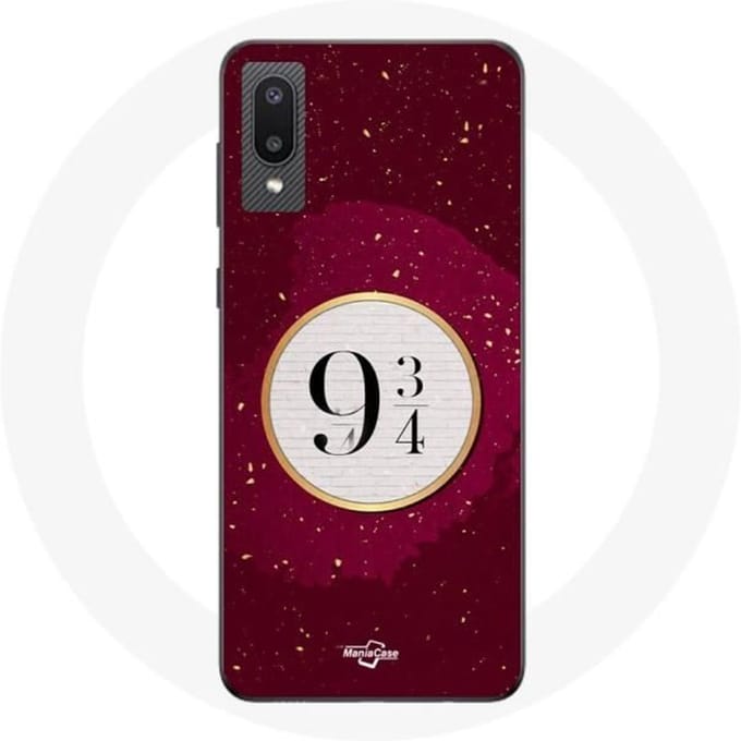 Coque - Harry Potter - Galaxy A02 - Rouge - Souple - Voie 9 3/4