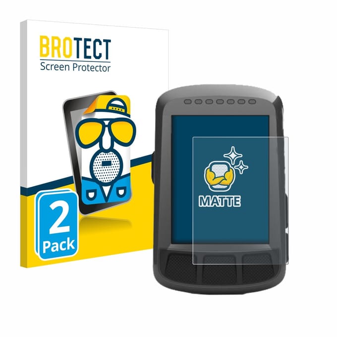 BROTECT - Screenprotector voor Wahoo Elemnt Bolt GPS - Folie Beschermfolie matte 2 Stuks