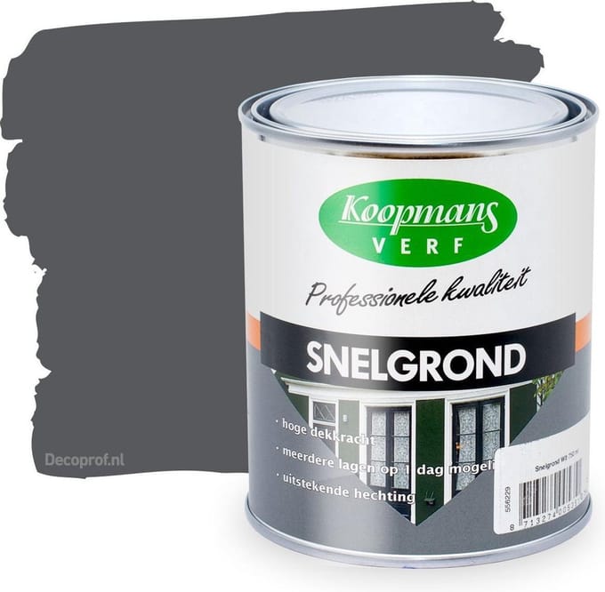 Koopmans Snelgrond - Donkergrijs - 2,5 liter