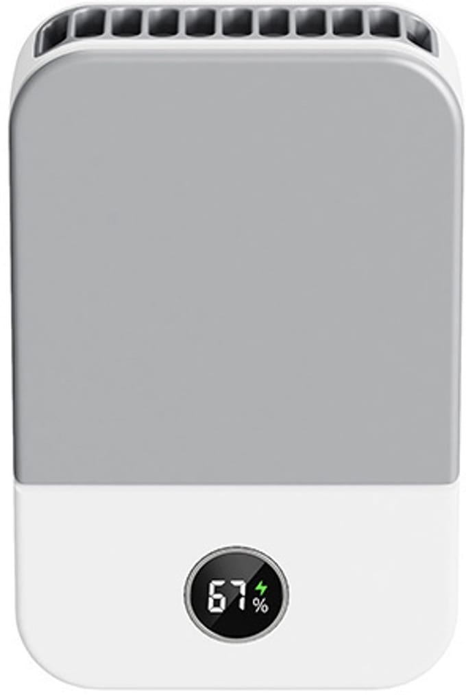 Draagbare nekventilator - Krachtige USB-ventilator | Miniventilator | Bureauventilator | Draagbare ventilator | Nekventilator - Wit