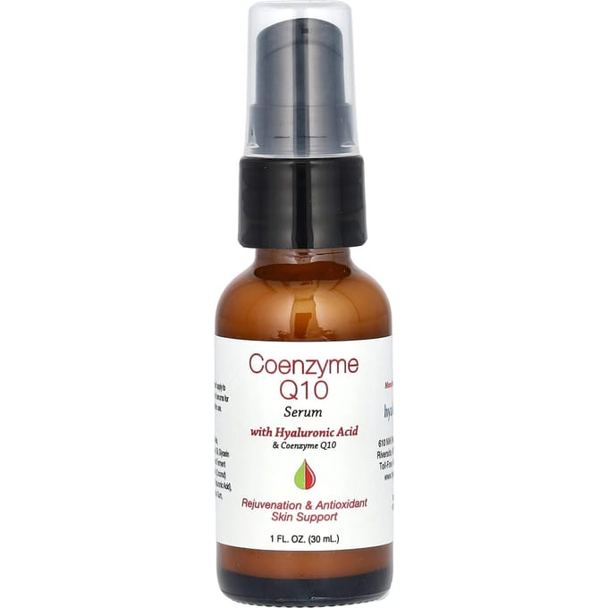Hyalogic, Sérum Coenzyme Q10, avec Acide Hyaluronique, Sans Parfum, 1 fl oz (30 ml) brown