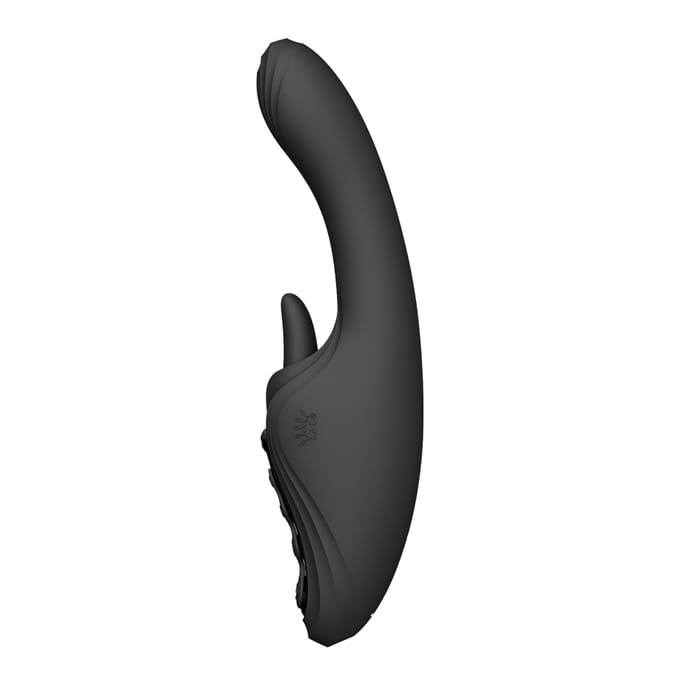 Zalo - Ares - Likkende G-Spot Rabbit Vibrator - Verwarmend - App Control - Obsidian Zwart