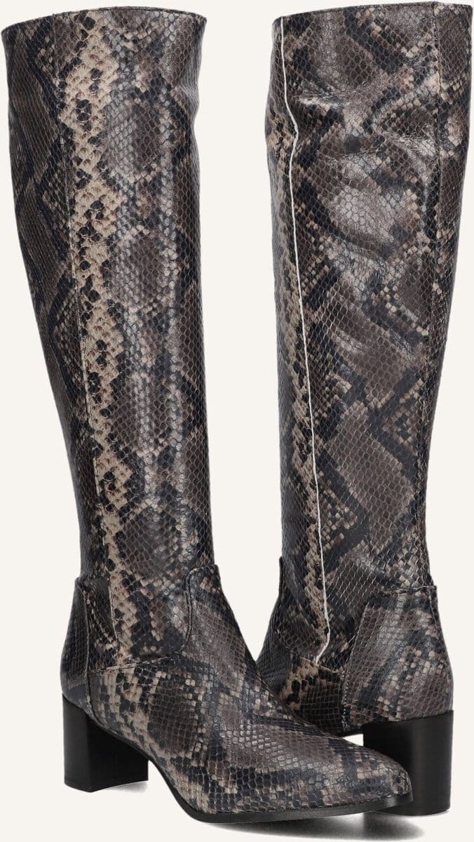 Notre-V 8591 Laarzen - Leer - Dames - Grijs - Maat 41