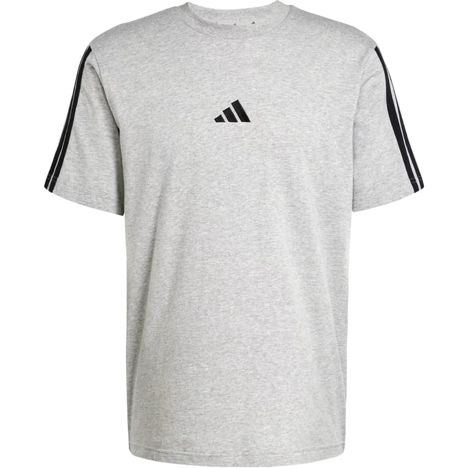 T-shirt van eenvoudige jersey adidas Essentials 3-Stripes
