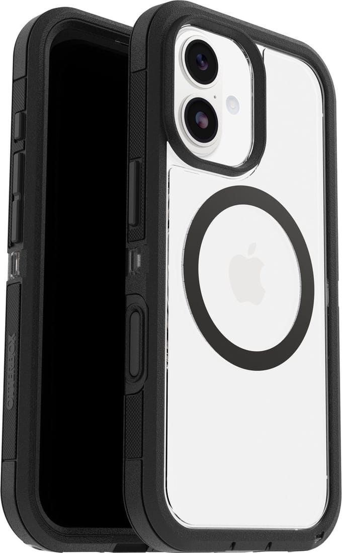 OtterBox Defender Pro XT Clear Camera Control Apple iPhone 17 Dark Side - clear/black - ProPack