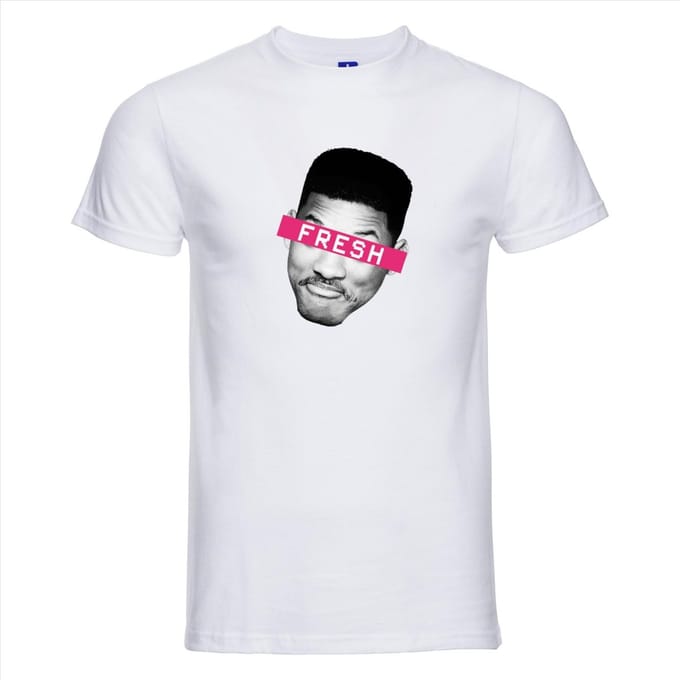 T-shirt Fresh | Wit | Maat S