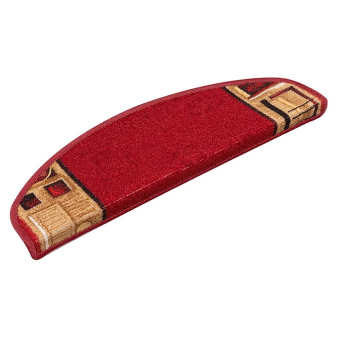 vidaXL - Trapmatten - zelfklevend - 15 - st - 65x21x4 - cm - rood