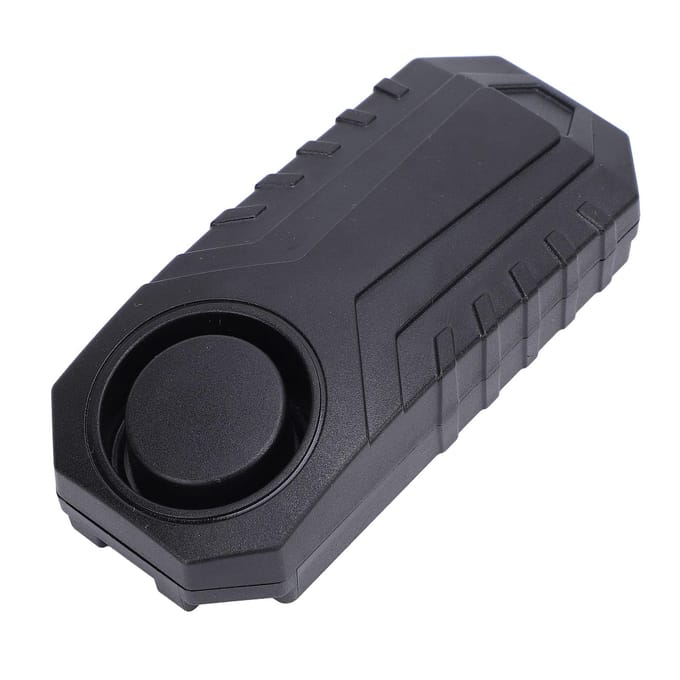 Alarme de vélo avec télécommande Résistant à l'eau Antivol Capteur de vibration Alarme pour vélos électriques black