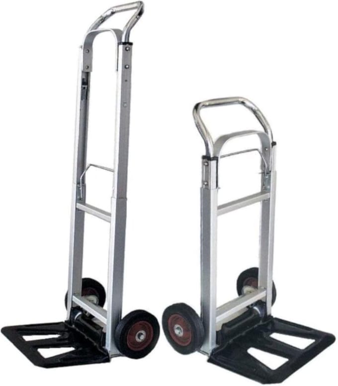 Bruder Mannesmann Steekwagen transport trolley - metaal - max 90 kilo - opvouwbaar