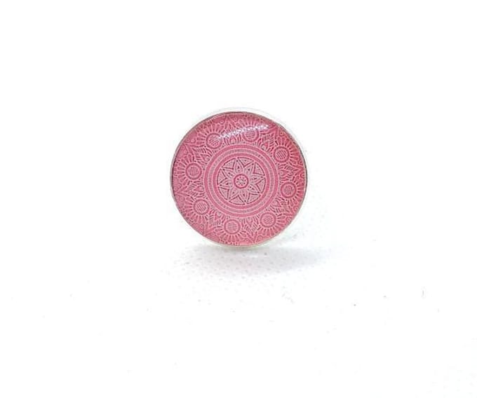 2 Love it Mandala Roze - Ring - Verstelbaar in maat
