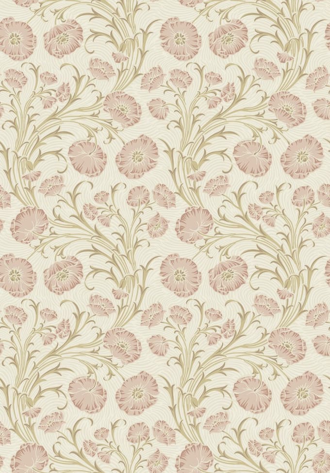Boråstapeter Vliesbehang 2270 - Treasured - Bloemen Roze - 53cm x 10.05m