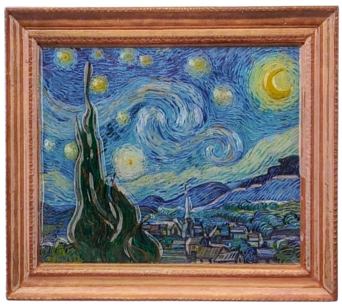 Magneet Polyprint Van Gogh - Starry Night