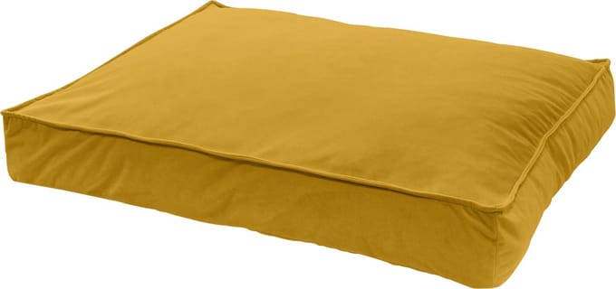 Madison - Hondenlounge 100x68 velvet yellow M