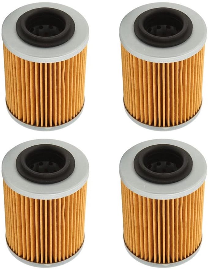 Allecto - Oliefilterset - Universele motor - 4-delige set
