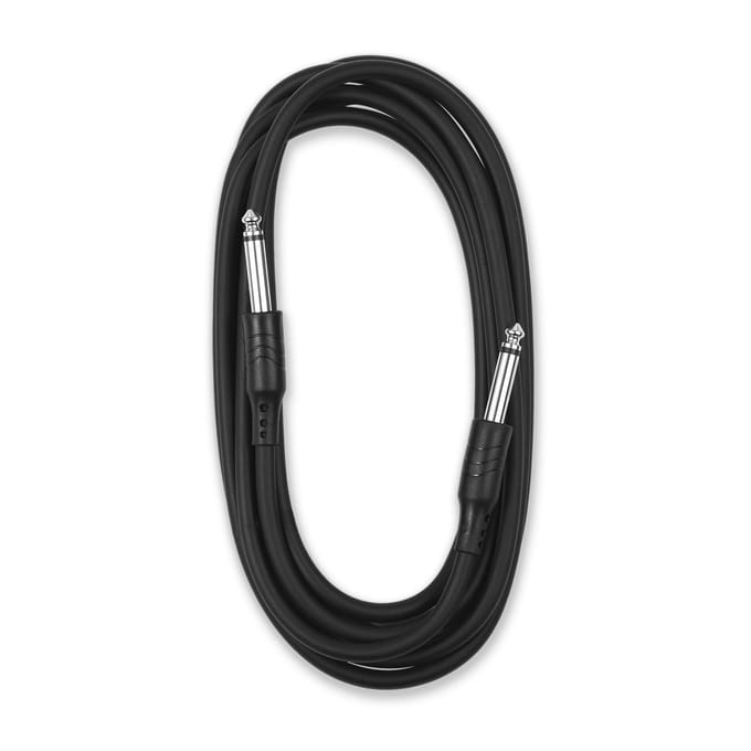 CZ.INSPIRE 6,35 mm plug gitaarkabel 3 meter dubbele rechte interface mono mannelijk naar mannelijk professioneel 300cm zwart