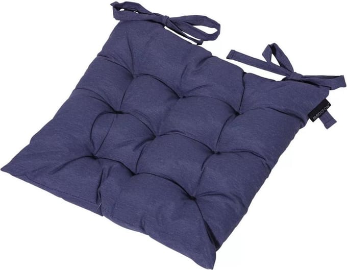 Madison bistro tuinkussen Panama safier 46x46 cm - blauw