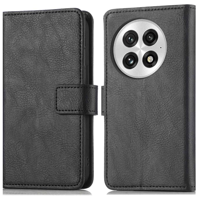 imoshion Hoesje - Geschikt voor OnePlus 13 - Luxe Bookcase - Zwart