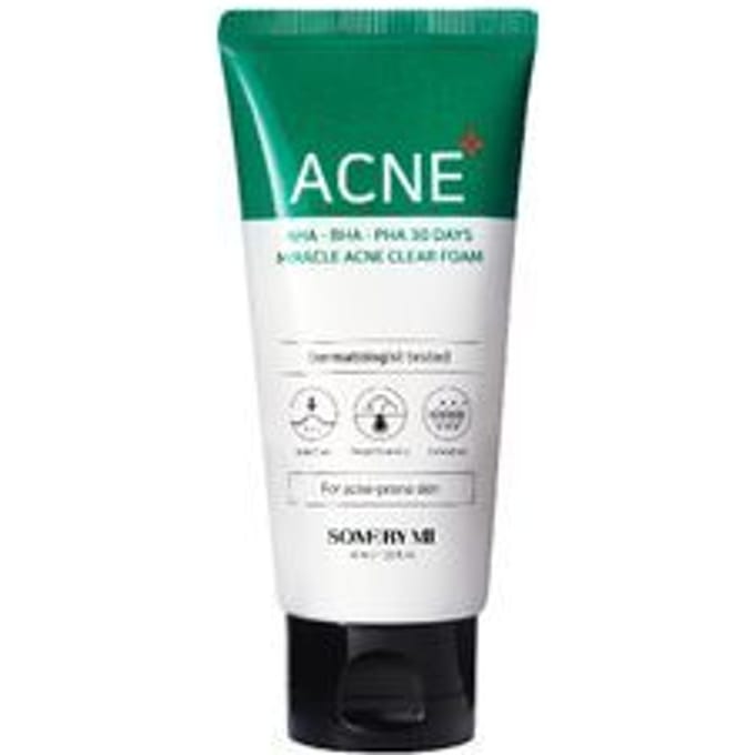 SOME BY MI - AHA,BHA,PHA 30 Days Miracle Acne Clear Foam Mini 50ml