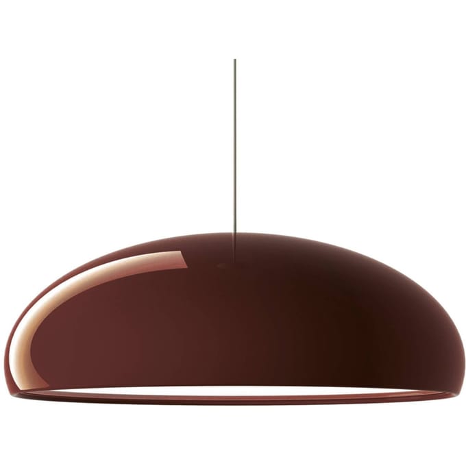 Fontana Arte Pangen - retro-hanglamp, rood