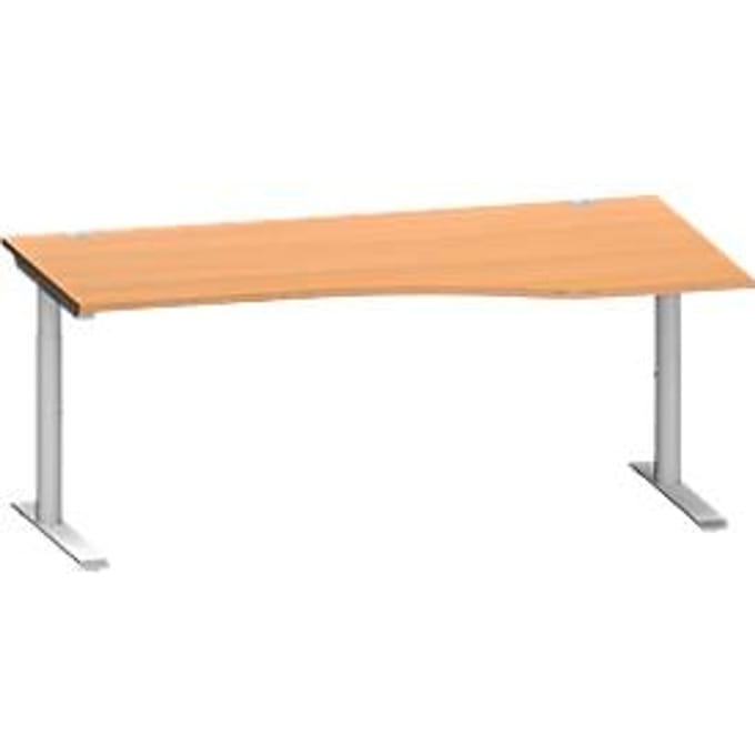Schäfer Shop Genius bureau MODENA FLEX, aanbouw rechts, beuk