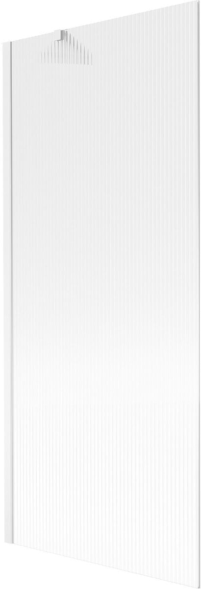 Mexen Next badwand 1-delig 80 x 150 , streep, wit - 895-080-000-00-09-20