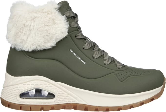 Skechers Uno Rugged Dames Sneakers 167274-olv - Kleur Olijfgroen