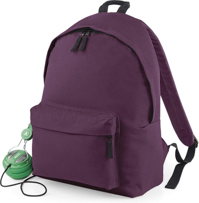 Original Fashion Backpack/Rugzak BagBase - 18 Liter Burgundy