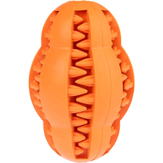 TIAKI Hondenspeelgoed Rugby Treat 10,5xØ7,5cm