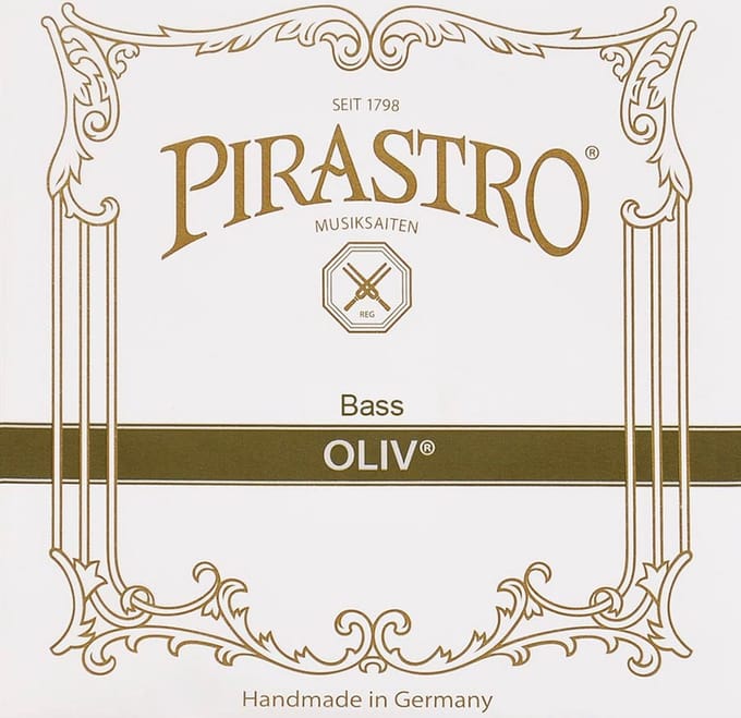 Pirastro P241100 double bass string G-1 medium, gut core, chrome steel