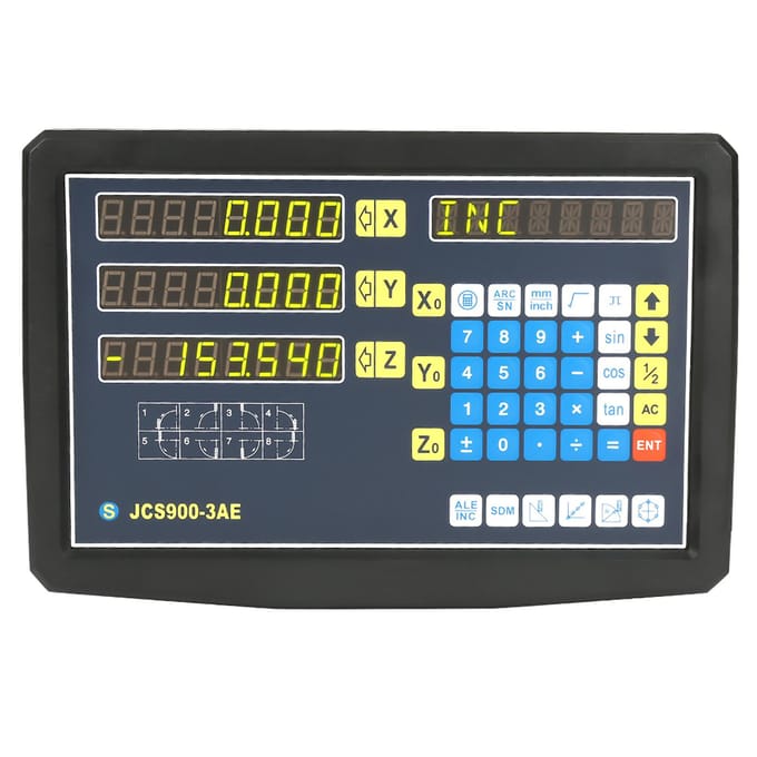 JCS900 3AE 100mm 300mm 500mm Affichage Numérique Encodeur d'Échelle Linéaire black